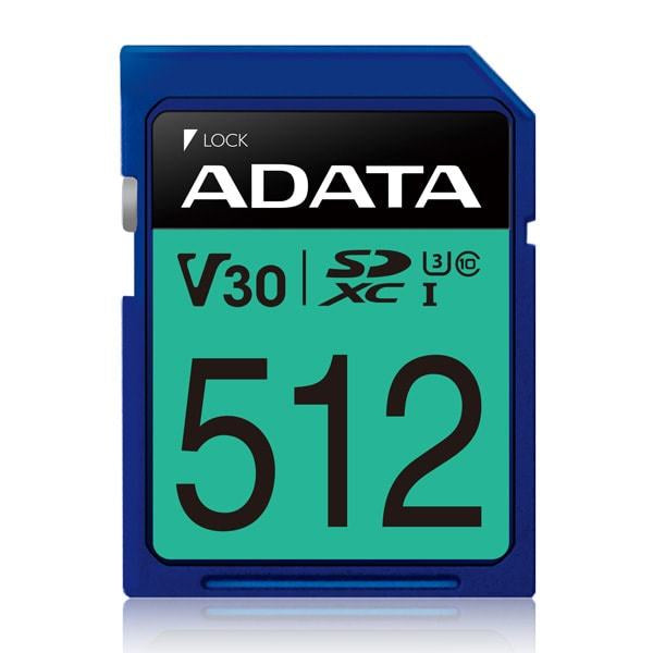 Secure Digital ADATA V30 SDXC UHS-I U3 512GB Class 10 - velocidad lec/esc 100/80MB/s. N.P. ASDX512GUI3V30S-R Secure Digital ADATA V30 SDXC UHS-I U3 512GB Class 10 - velocidad lec/esc 100/80MB/s. N.P. ASDX512GUI3V30S-R